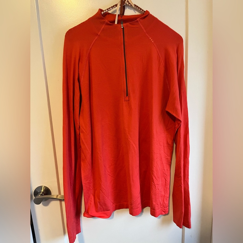 Lululemon 1/4 Zip LongSleeve Size Large